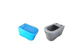 Temperature Insulation Food Grade Eco-Friendly Ice Box Cooler Box Plastic Portable Can Cooler Ice Box Cooler with Handle