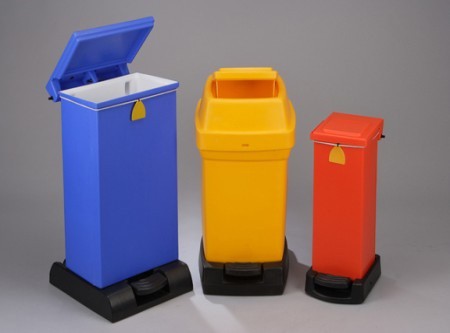 Fancy Large Outdoor Plastic Garbage Can for Sale Commercial Trash Cans