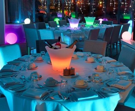 Hotel glowing LED furniture Ice bucket