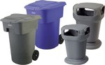 Plastic Trash Containers