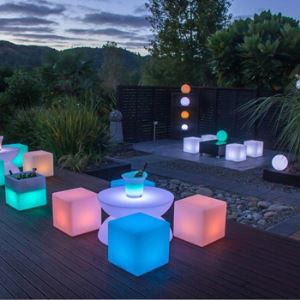 Seven Colors Changing LED Chairs